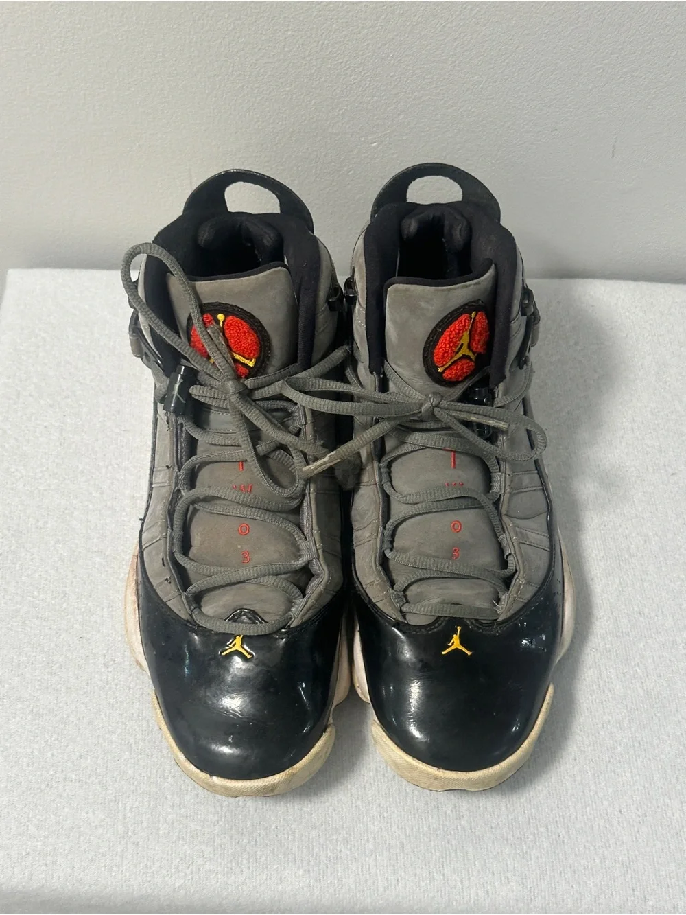 Jordan sneaker featuring